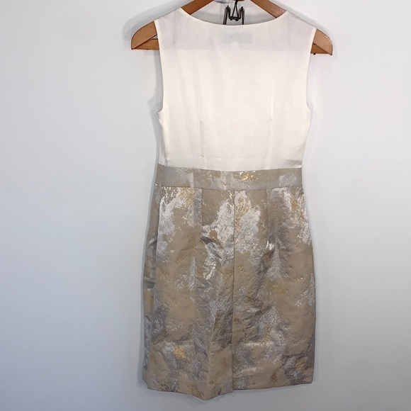 Lela Rose for Loft Metallic sheath dress - Picture 5 of 10